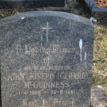 MCGUINNESS John Joseph 1906-1961