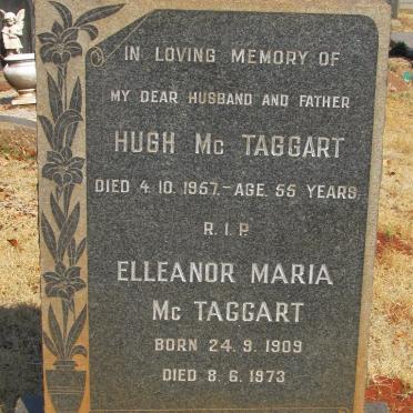 McTAGGART Hugh -1957 &amp; Elleanor Maria 1909-1973