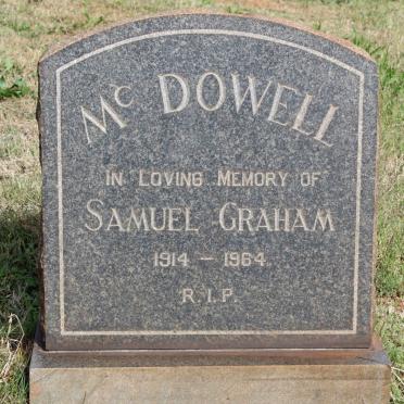 MCDOWELL Samuel Graham 1914-1964