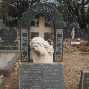McQUIRK Maurice Meyer 1902-1959  :: McCORMACK Gloria May 1928-1966