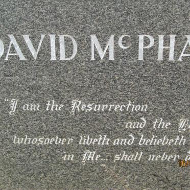 McPHAIL David 