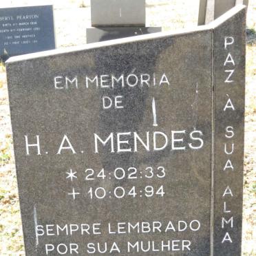 MENDES H.A. 1933-1994