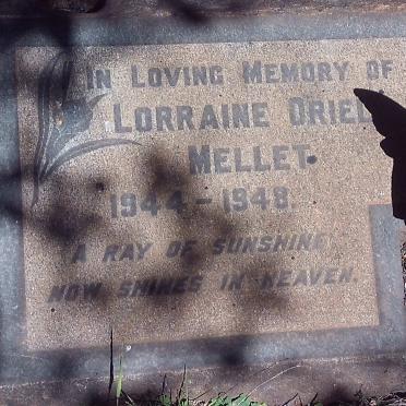 MELLET Lorraine Oriel? 1944-1948