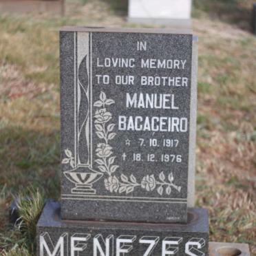 MENEZES Manuel Bagaceiro 1917-1976