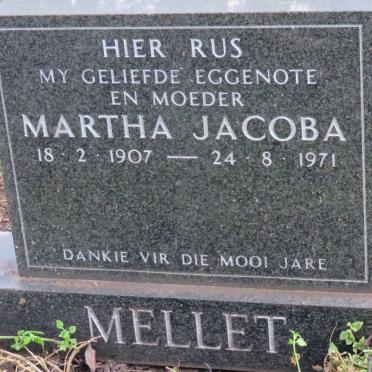 MELLET Martha Jacoba 1907-1971