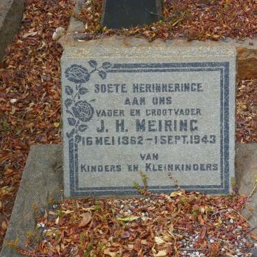 MEIRING J.H. 1862-1943