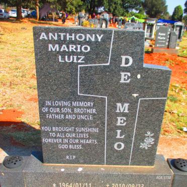 MELO Anthony Mario Luiz, de 1964-2010