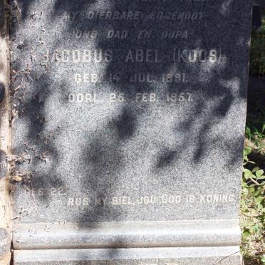 MEYER Jacobus Abel 1891-1957
