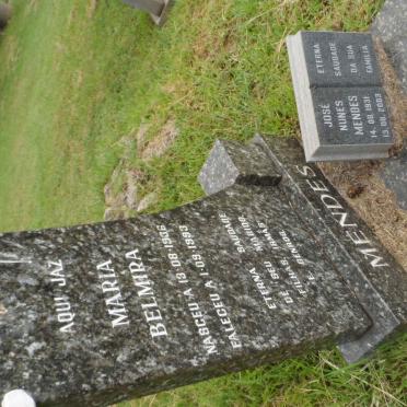 MENDES Maria Belmira 1936-1993 :: MENDES José Nunes 1931-2003