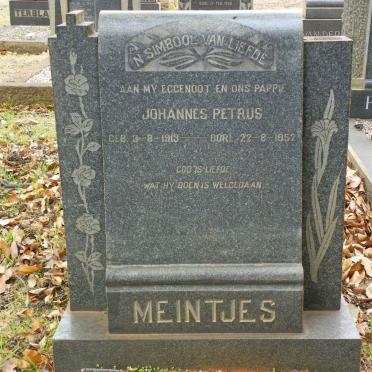 MEINTJES Johannes Petrus 1913-1952