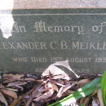 MEIKLEJOHN Alexander C.B. -195?