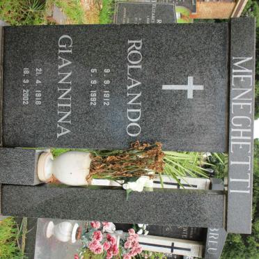 MENEGHETTI Rolando 1912-1992 &amp; Giannina 1916-2002