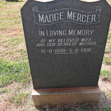 MERCER Madge 1899-1966