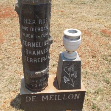 MEILLON Cornelius Johannes Ferreira, de 1916-1976