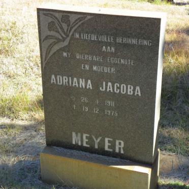 MEYER Adriana Jacoba 1911-1975