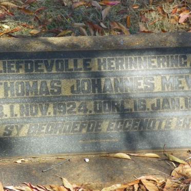 MEW Thomas Johannes 1924-1945