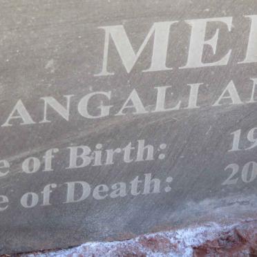 MEI Mangali Annah 1936-2016