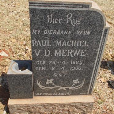MERWE Paul Machiel, v.d. 1925-1966