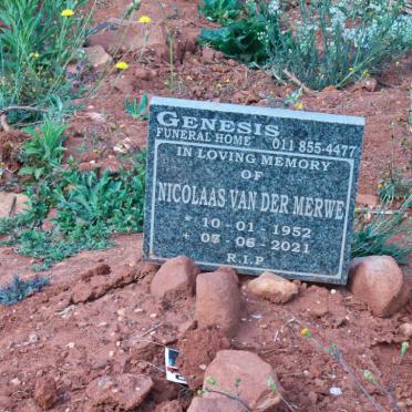MERWE Nicolaas, van der 1952-2021