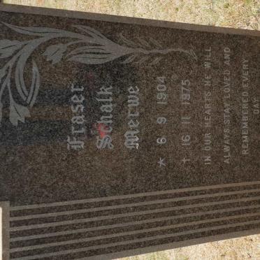 MERWE Fraser Schalk 1904-1975