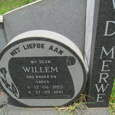 MERWE Willem, v.d. 1953-1991