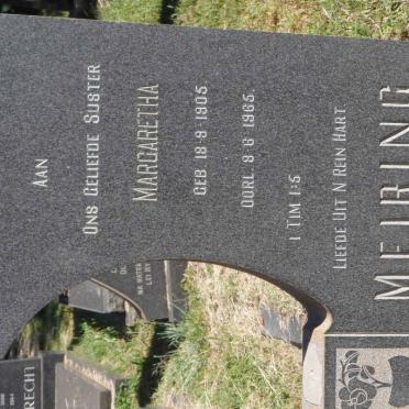 MEIRING Margaretha 1905-1965
