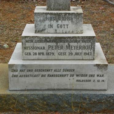MEYERHOFF Peter 1879-1947
