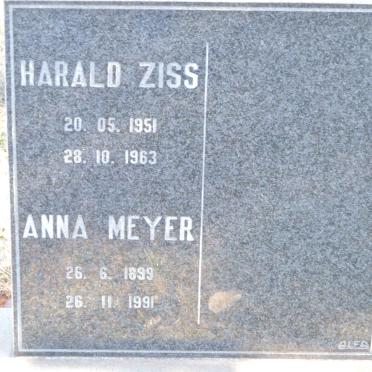 MEYER Anna 1899-1991 :: ZISS Harald 1951-1963