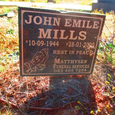MILLS John Emile 1944-2020