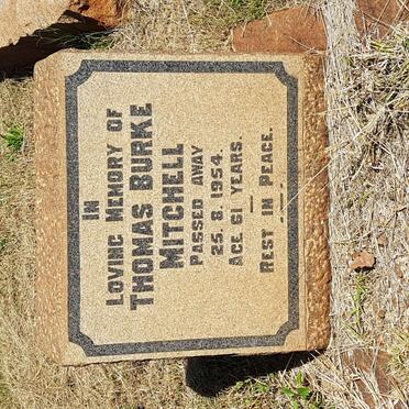 MITCHELL Thomas Burke -1954