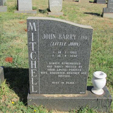 MITCHELL John Barry 1965-1992