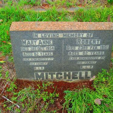 MITCHELL Robert -1951 &amp; Mary Anne -1954