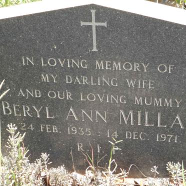MILLAR Beryl Ann 1935-1971