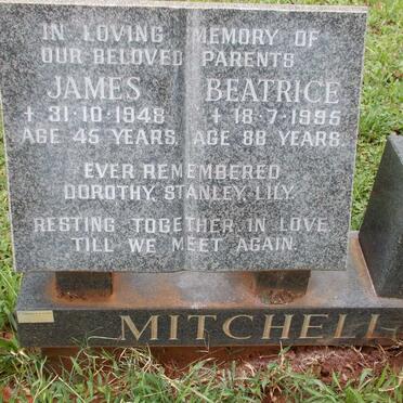 MITCHELL James -1948 &amp; Beatrice -1995