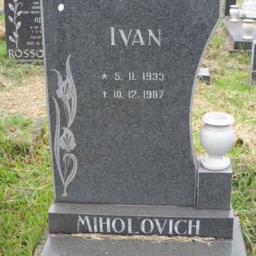 MIHOLOVICH Ivan 1933-1987
