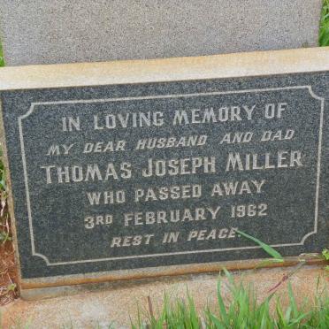MILLER Thomas Joseph -1962