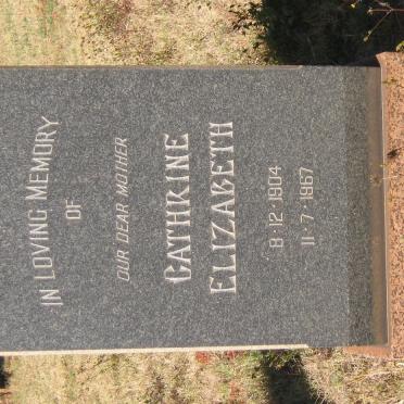 MILLER Cathrine Elizabeth 1904-1967