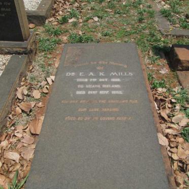 MILLS E.A.K. 1898-1953