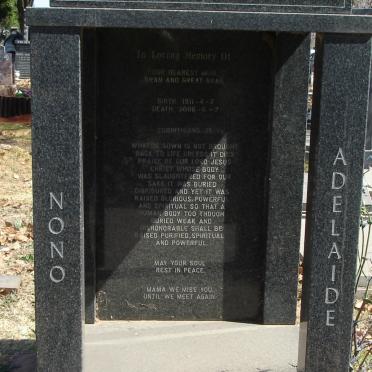 MKHIZE Nono Adelaide 1911-2006