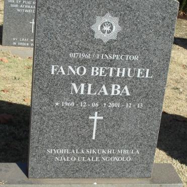 MLABA Fano Bethuel 1960-2001