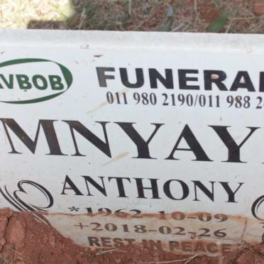 MNYAYI Anthony 1962-2018