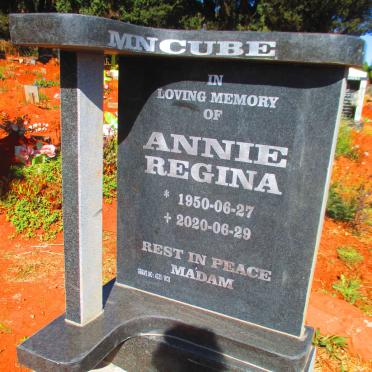 MNCUBE Annie Regina 1950-2020
