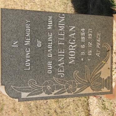 MORGAN Jeanie Fleming 1884-1971