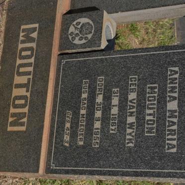 MOUTON Anna Maria nee VAN WYK 1867-1955