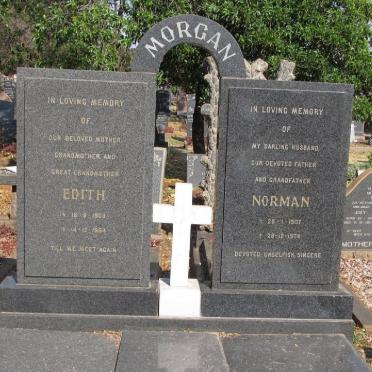 MORGAN Norman 1907-1974 &amp; Edith 1908-1994