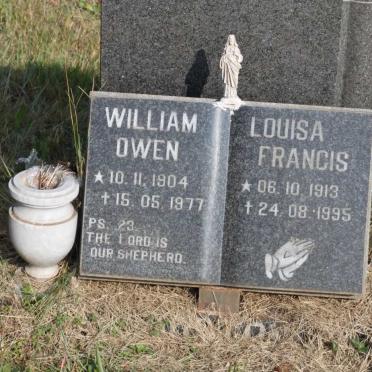 MORTON William Owen 1904-1977 &amp; Louisa Francis 1913-1995