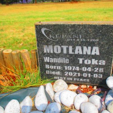 MOTLANA Wandile Toka 1974-2021