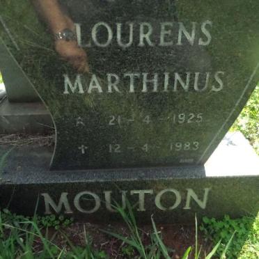 MOUTON Lourens Marthinus 1925-1983