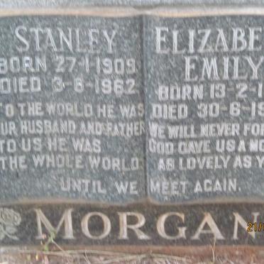 MORGAN Stanley 1909-1962 &amp; Elizabeth Emily 1911-1970