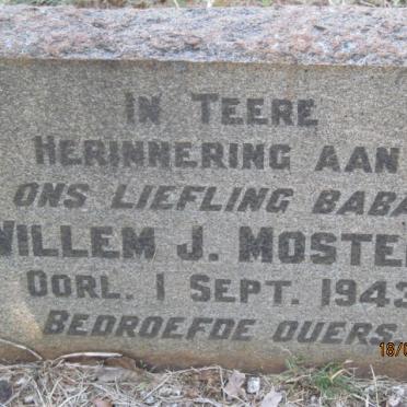 MOSTERT Willem J. -1943